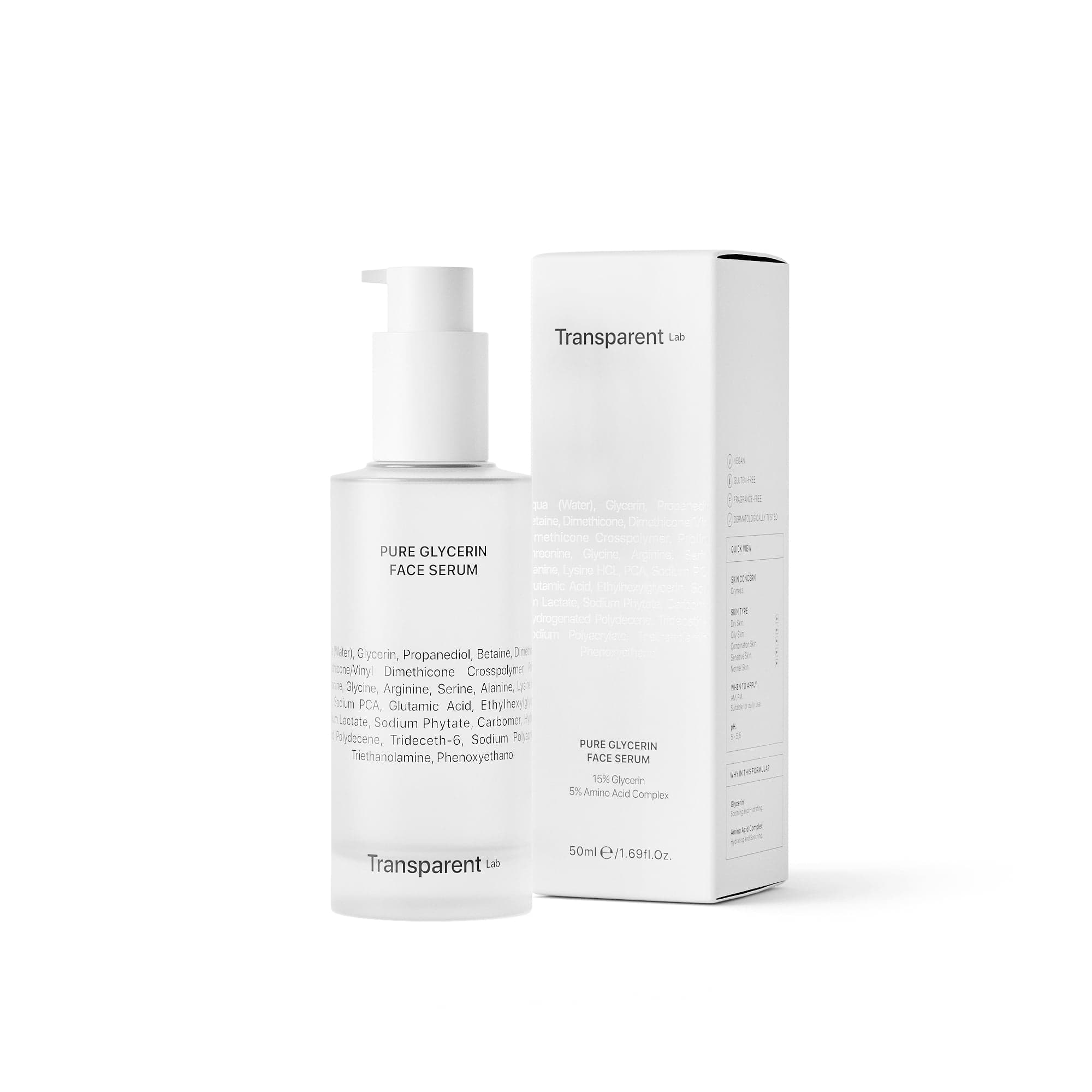 Niche Beauty Lab Pure Glycerin Face Serum 50 ml - produktbild 2