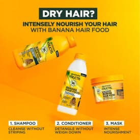 Garnier Fructis Hair Food Conditioner Banana 350 ml - produktbild 5