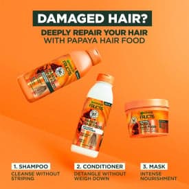 Garnier Fructis Hair Food Repairing Schampo Papaya 350 ml - produktbild 5