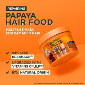Garnier Fructis Hair Food Papaya Mask 400 ml - produktbild 2