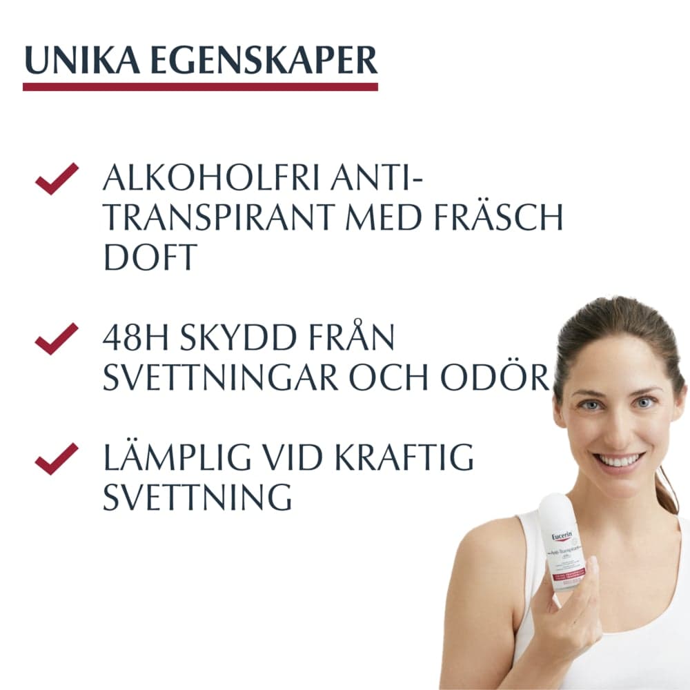 Eucerin Deo Anti-Transpirant 50ml - produktbild 4
