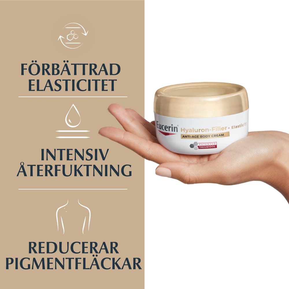 Eucerin Hyaluron-Filler + Elasticity Anti-Age Body Cream 200 ml - produktbild 4