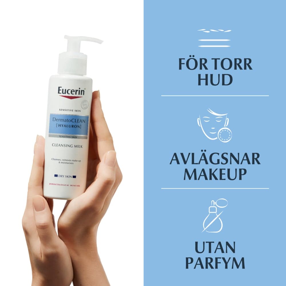 Eucerin DermatoClean Cleansing Milk 200 ml - produktbild 4