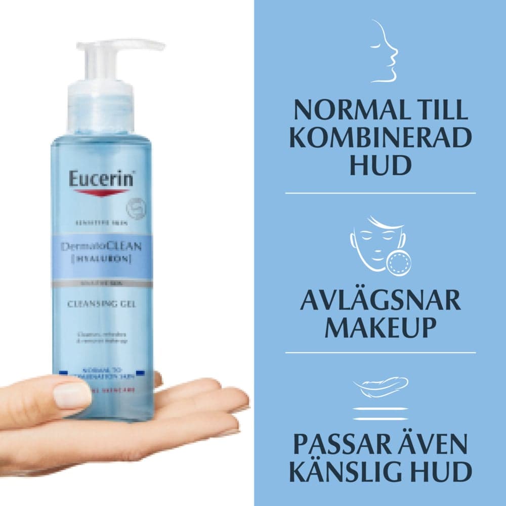 Eucerin DermatoClean Cleansing Gel 200 ml - produktbild 4