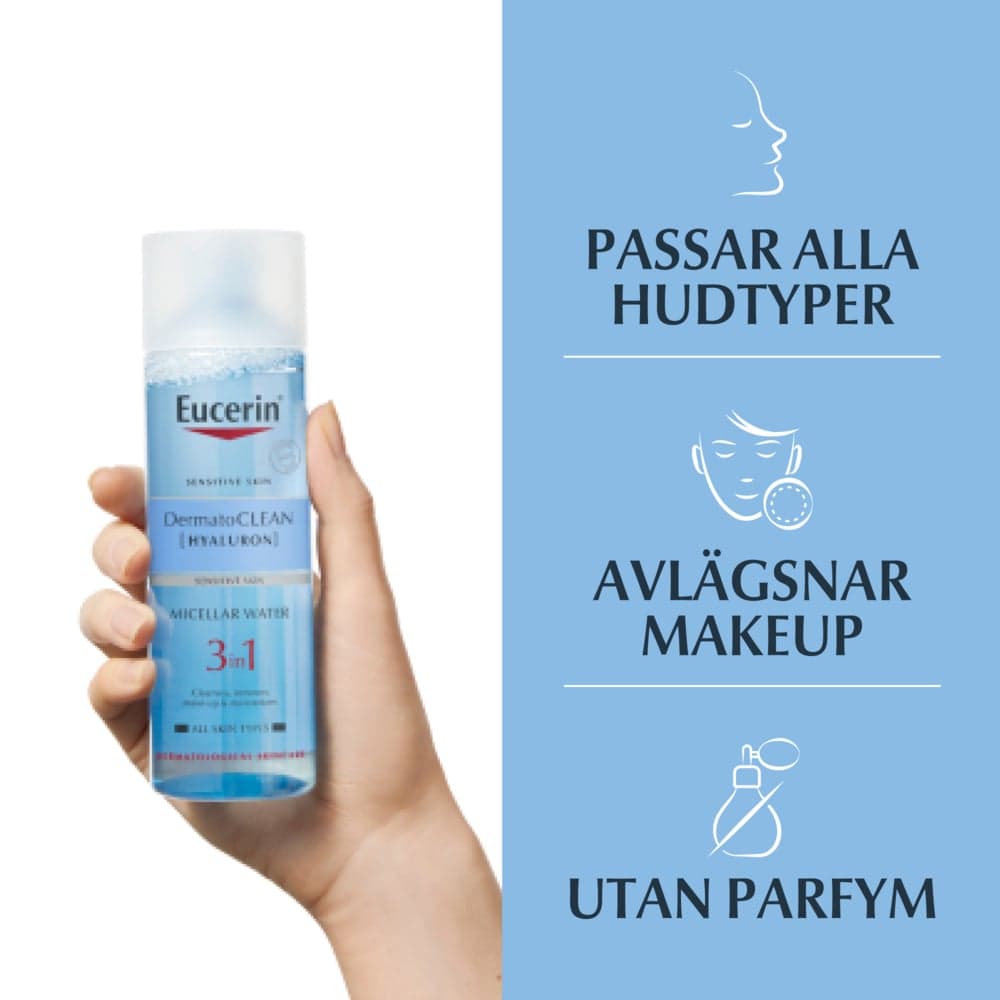 Eucerin DermatoClean 3 in 1 Micellar Water 200 ml - produktbild 4