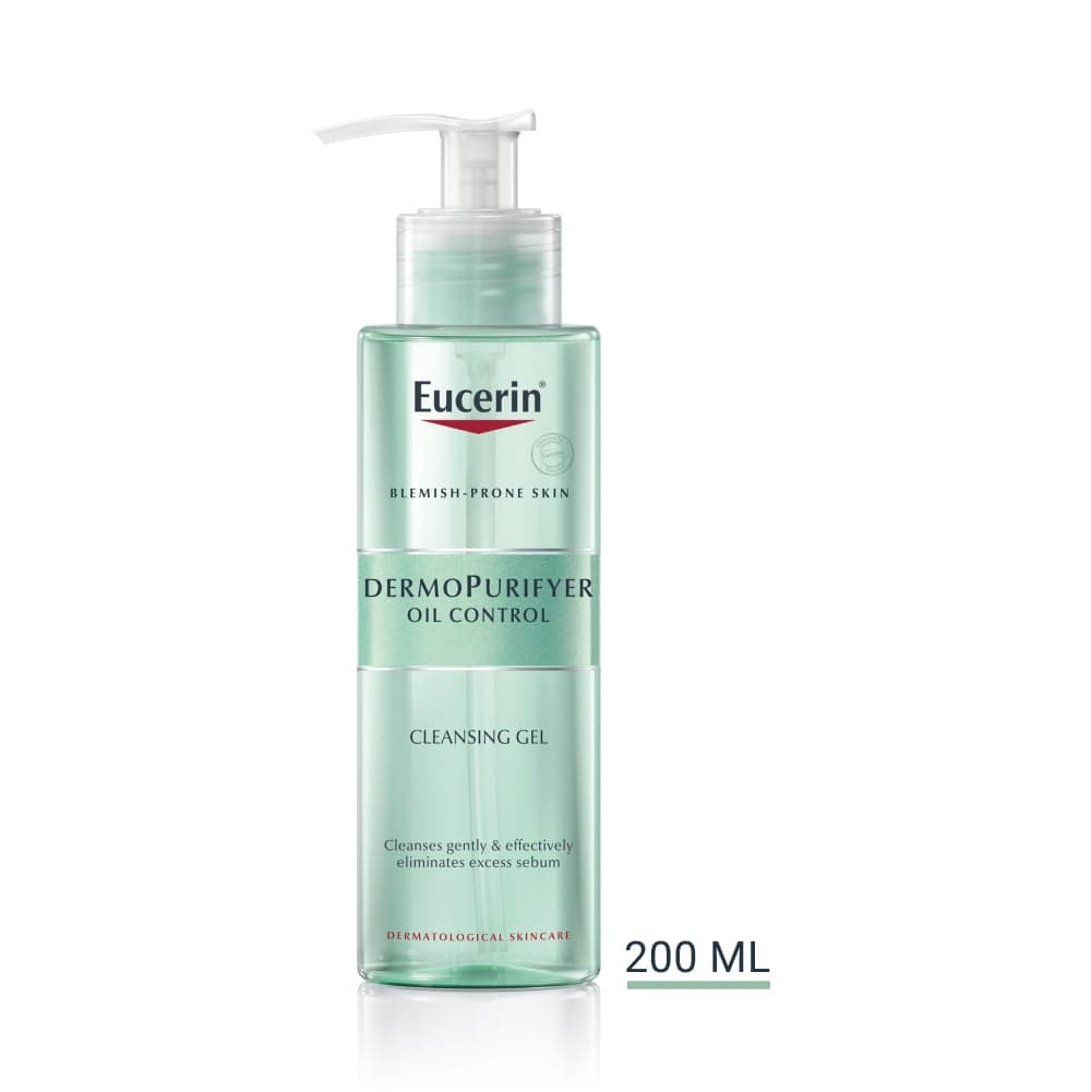 Eucerin DermoPurifyer Oil Control Cleansing Gel 200 ml - produktbild 3