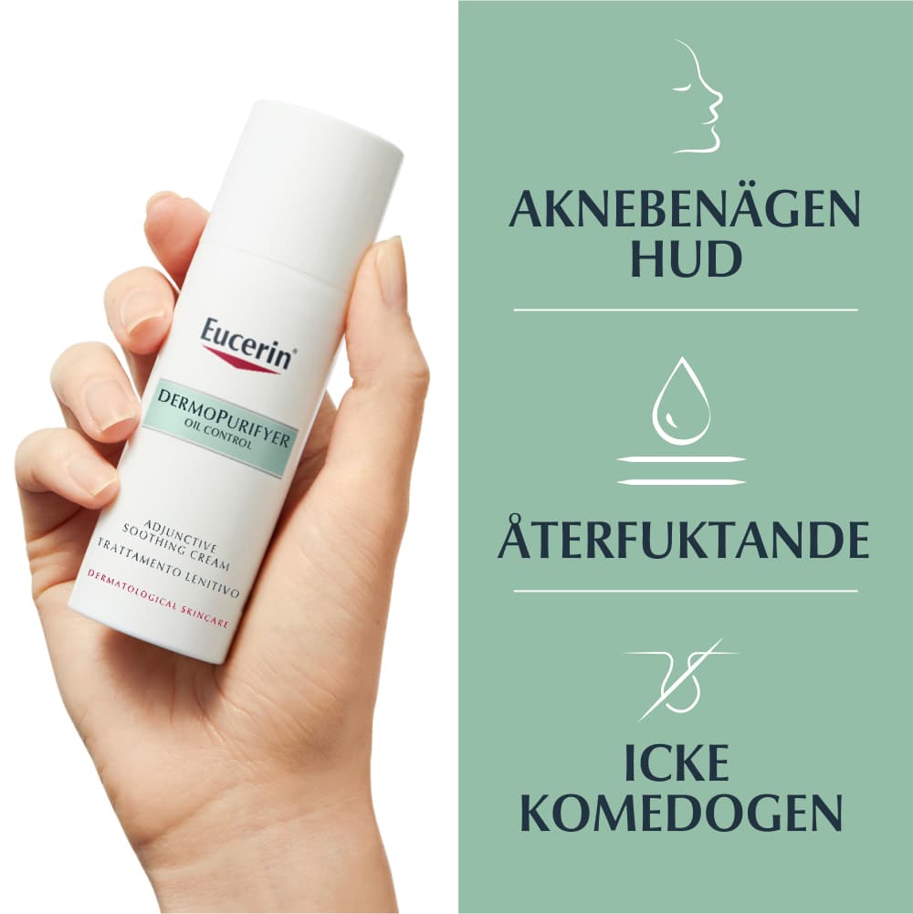 Eucerin DermoPurifyer Oil Control Adjunctive Soothing Cream 50 ml 3