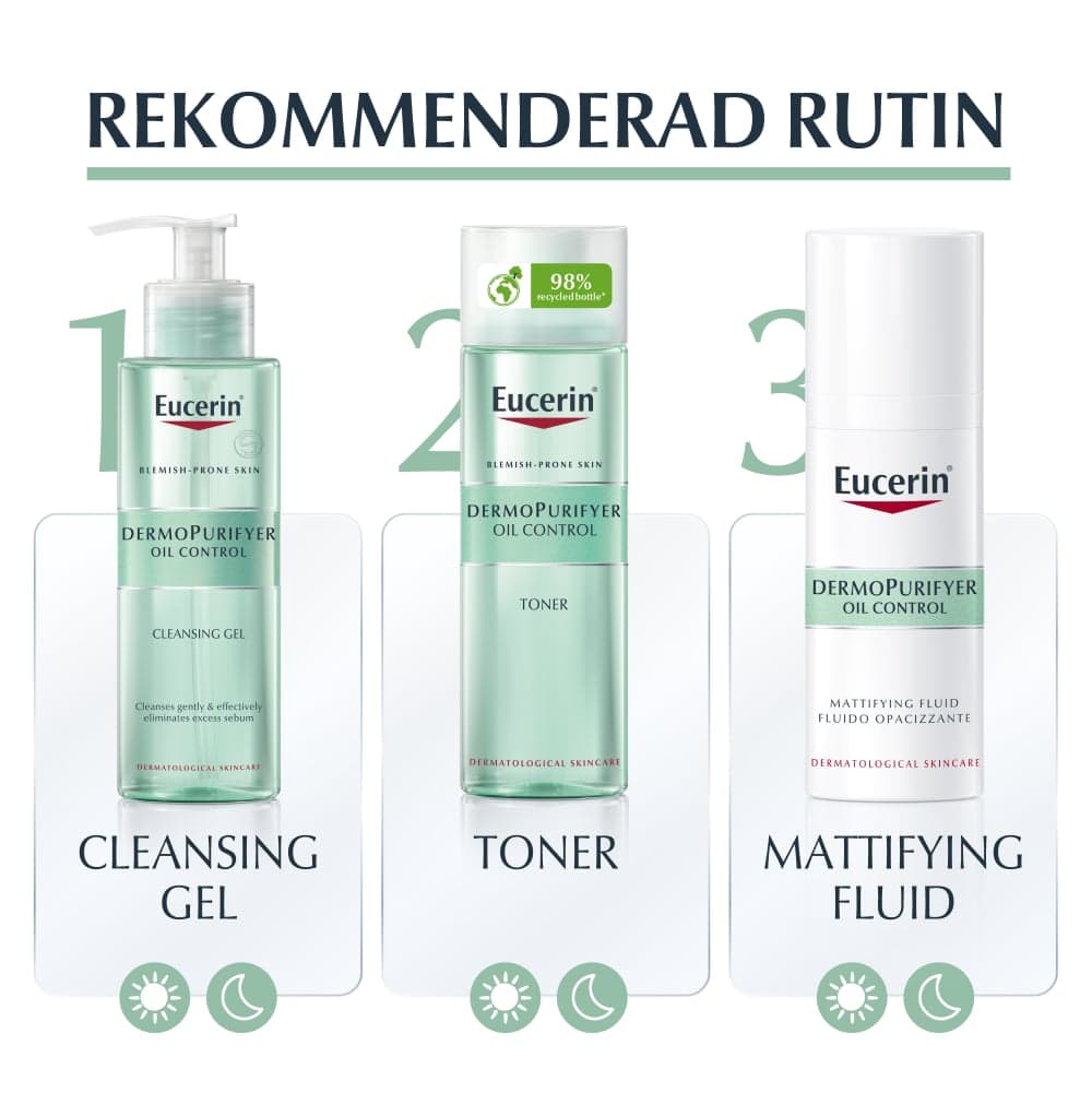 Eucerin DermoPurifyer Oil Control Toner 200 ml - produktbild 4