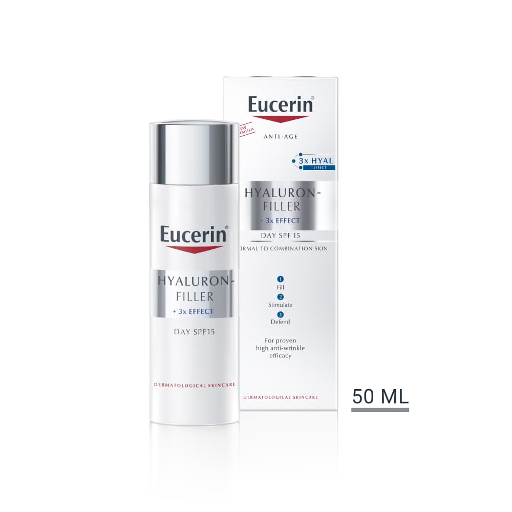 Eucerin Hyaluron-Filler Day Cream Normal to Combination Skin SPF15 50 ml 2