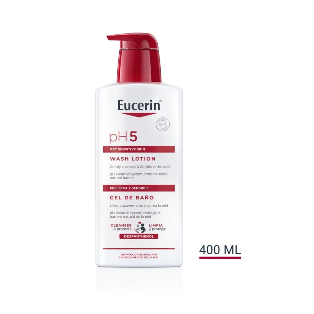 Eucerin pH5 Washlotion parfymerad 400 ml - produktbild 2