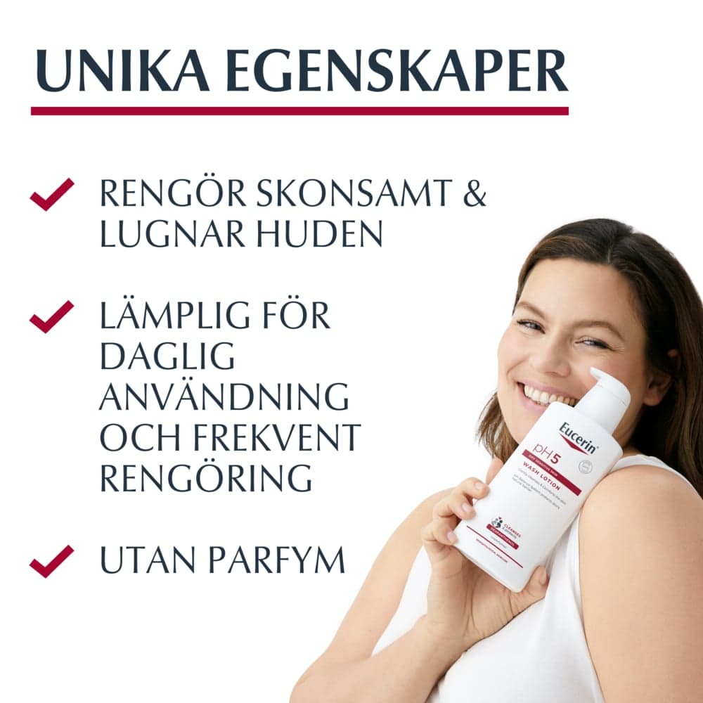 Eucerin Ph5 Washlotion Oparfymerad 400ml - produktbild 5