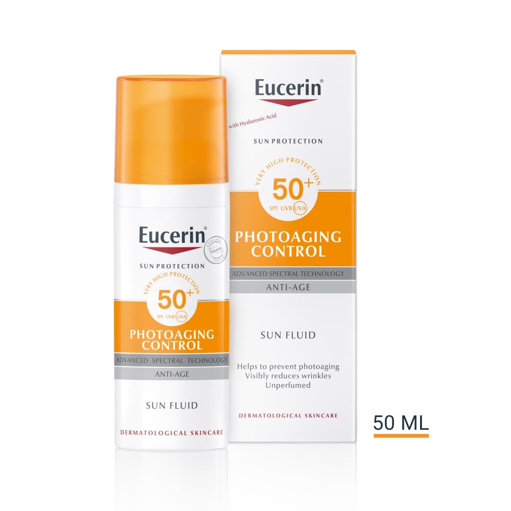 Eucerin Photoaging Control Sun Fluid SPF50+ 50 ml - produktbild 2