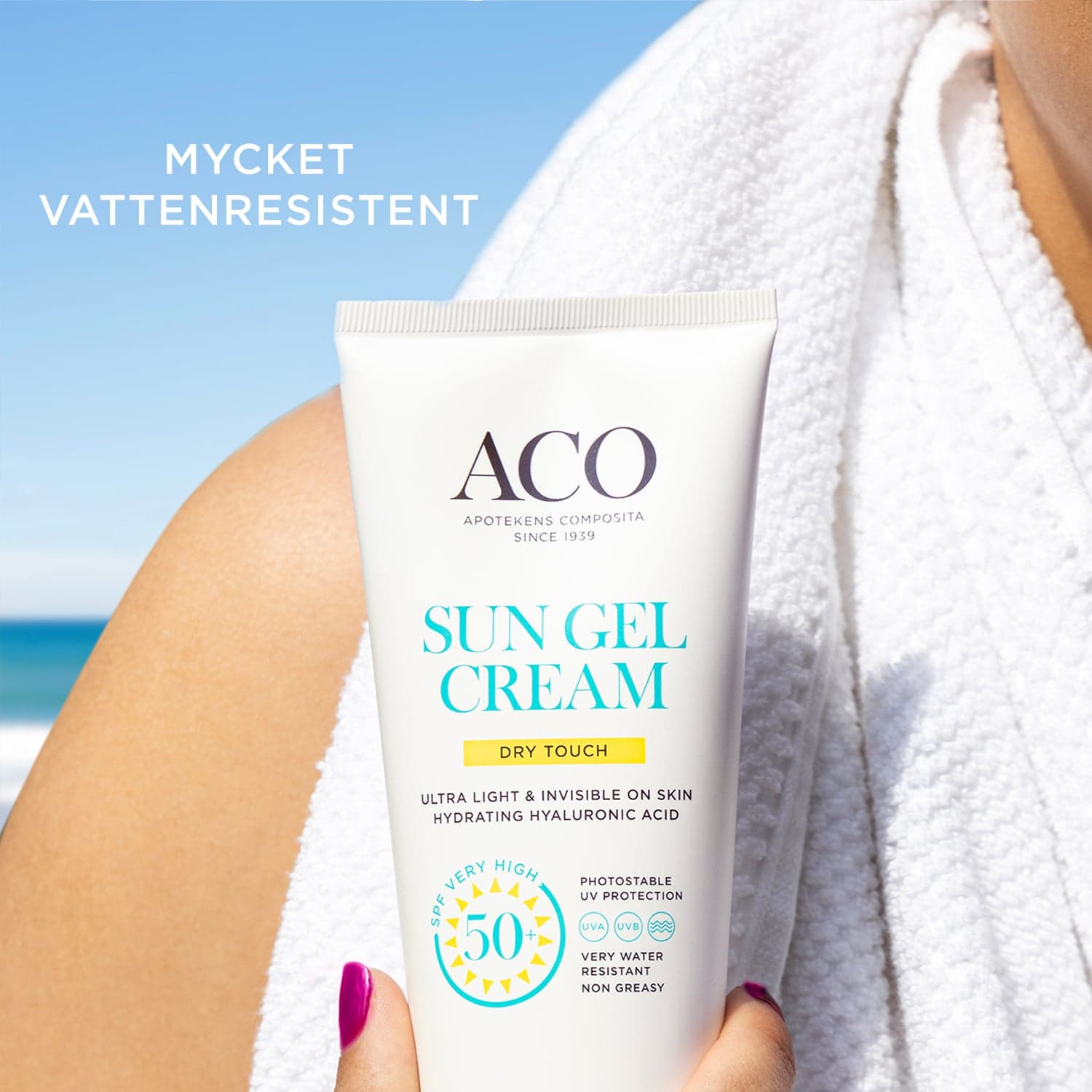 ACO Sun Gel-Cream SPF50+ 200 ml - produktbild 3