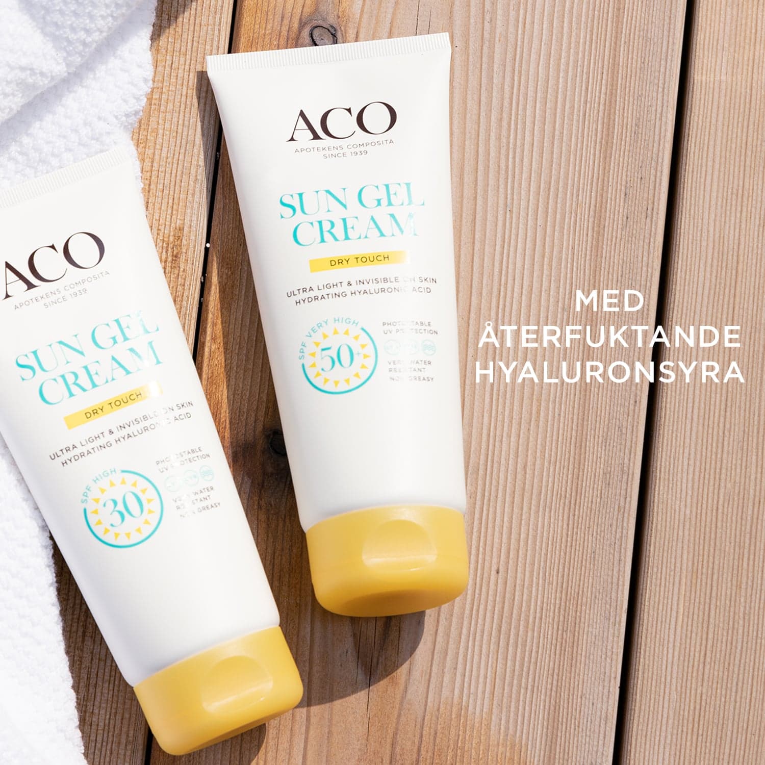ACO Sun Gel-Cream SPF50+ 200 ml - produktbild 4