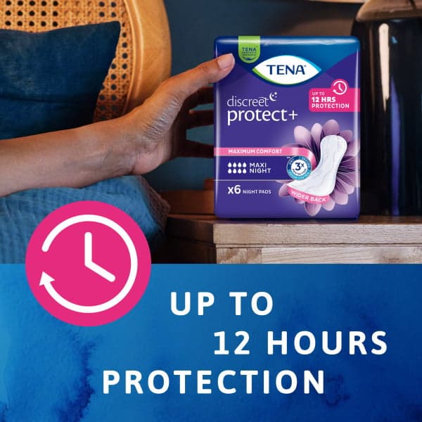 TENA Discreet Protect+ Maxi Night 6 st 2