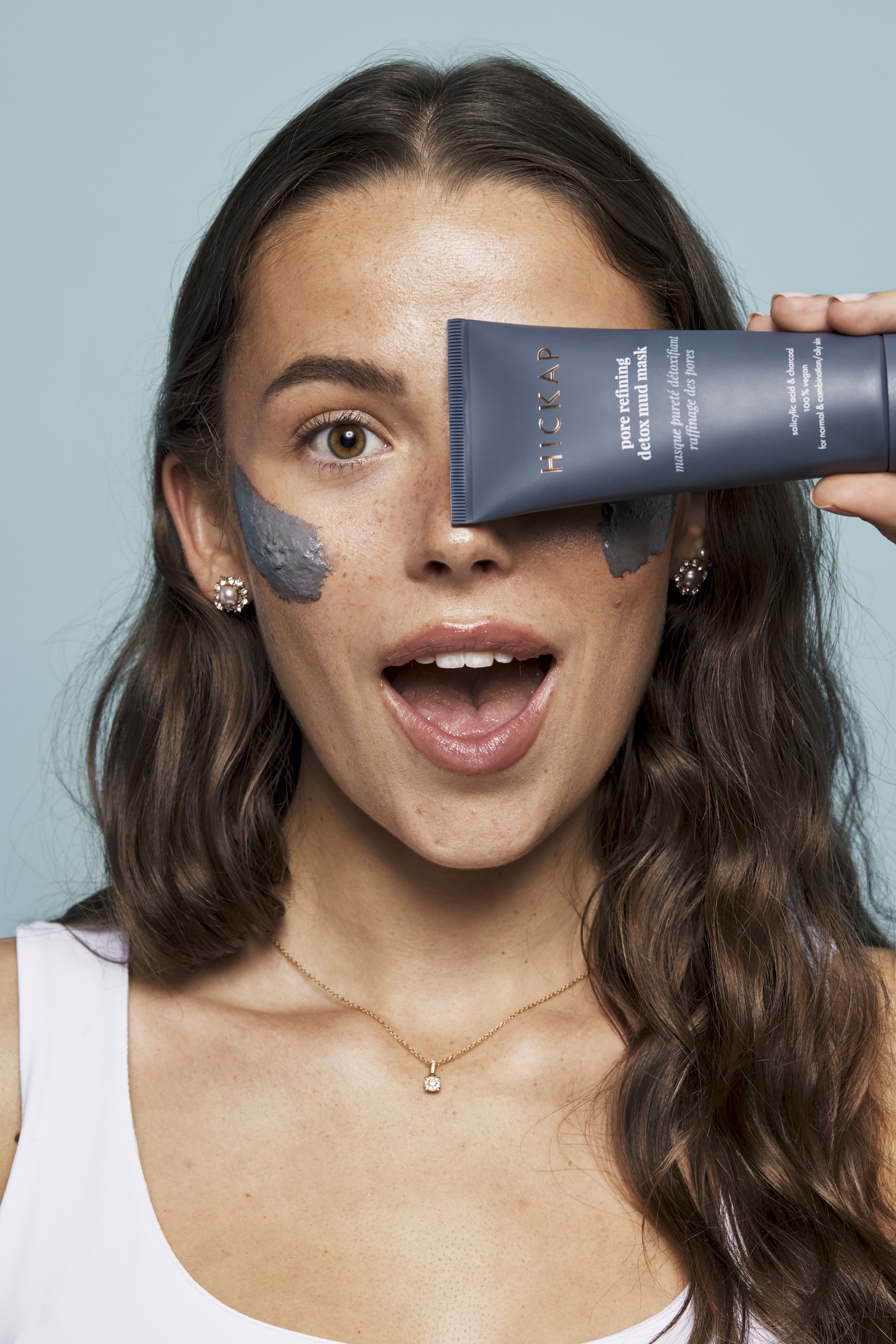 HICKAP Pore Refining Detox Mud Mask Salicic Acid & Charcoal 100 ml 3