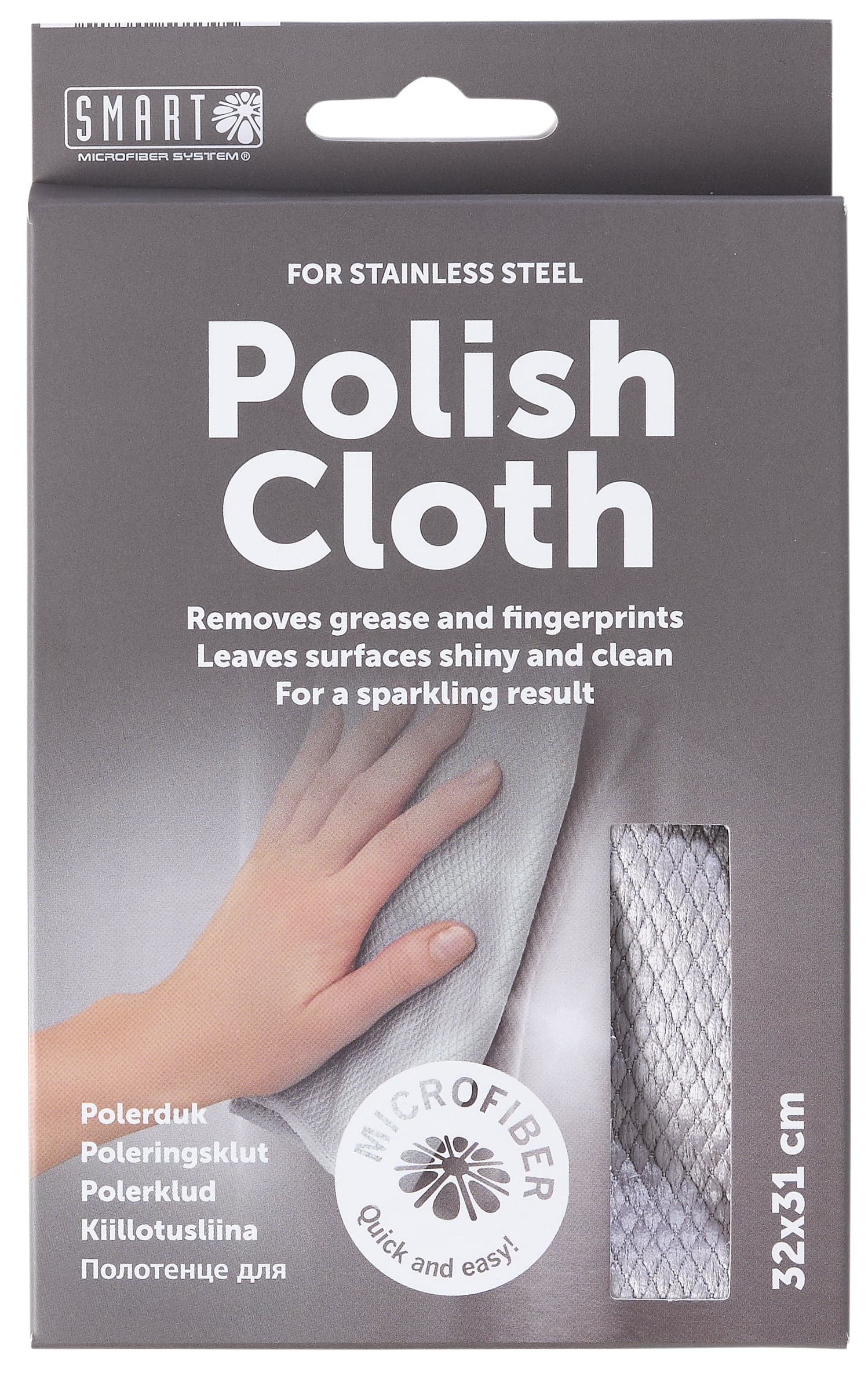 Smart Microfiber Polerduk Rostfritt