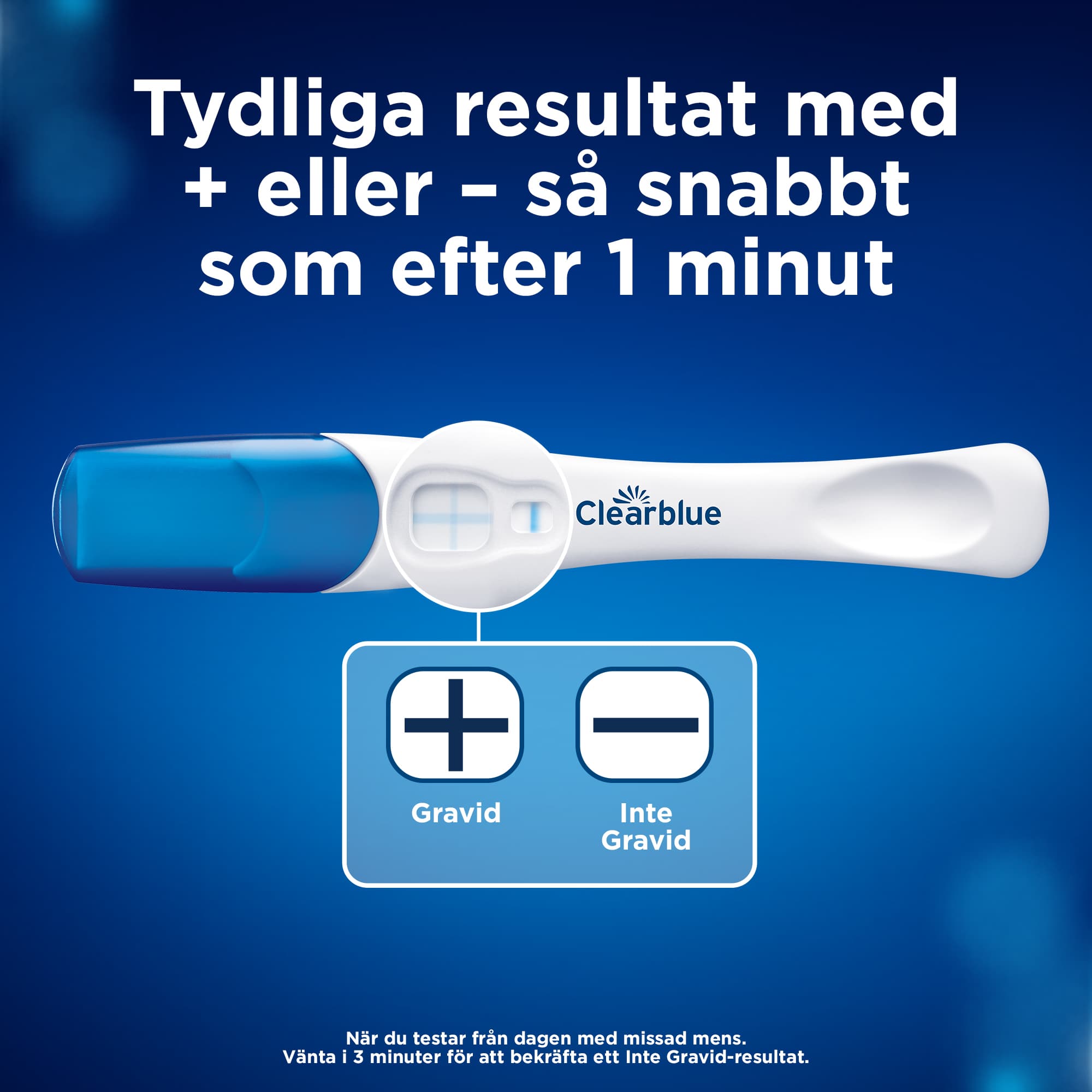 Clearblue Snabb Detektion Graviditetstest 1 st - produktbild 2