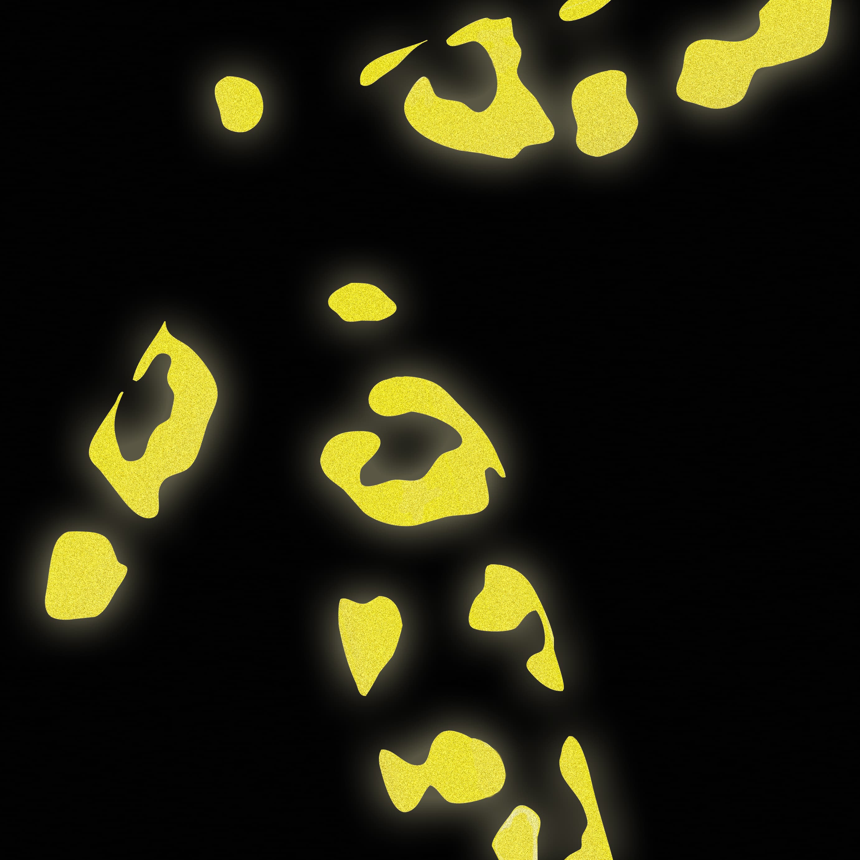 Bookman Urban Visibility Sticky Leopard Reflectors Yellow 3