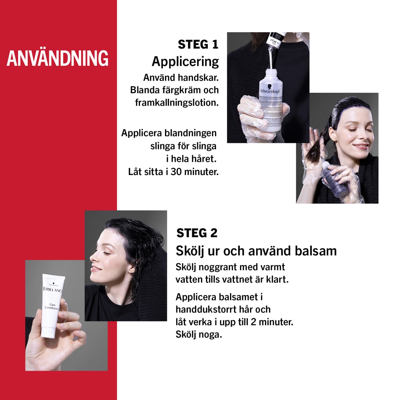 Schwarzkopf Brillance Hårfärg 876 Noble Mahogany 4