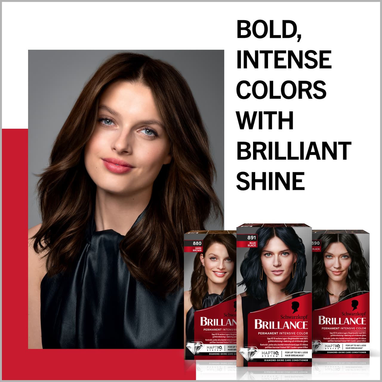 Schwarzkopf Brillance Hårfärg 891 Blue Black 5