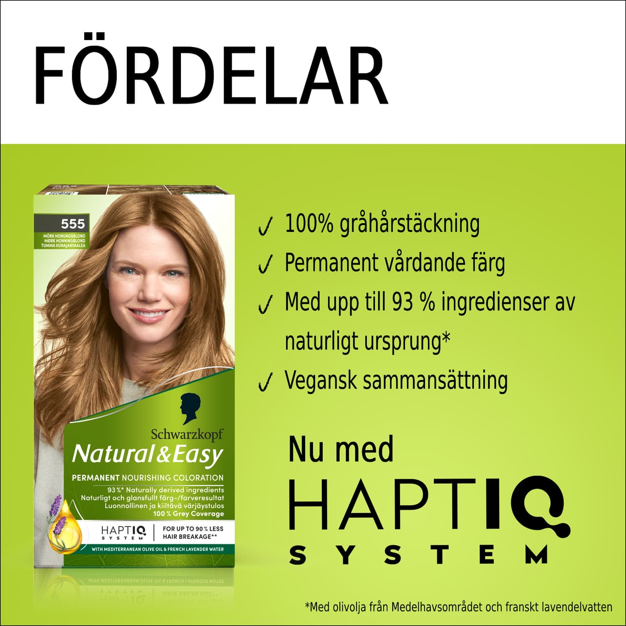 Schwarzkopf Natural & Easy 555 Mörk Honungsblond 2