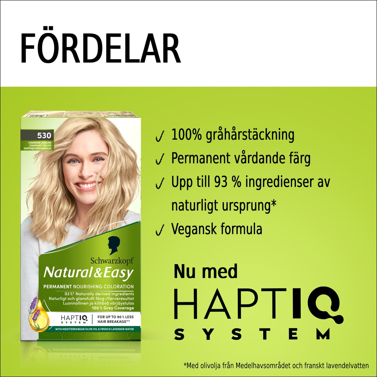 Schwarzkopf Natural & Easy Hårfärg 530 Champagne Ljusblond 2