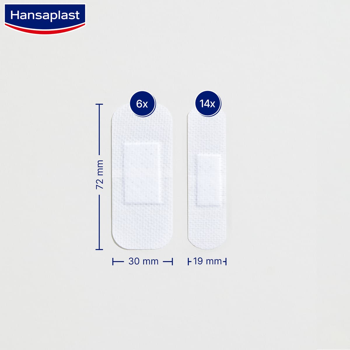 Hansaplast Sensitive Strips 20 st - produktbild 3