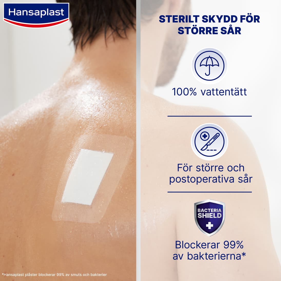Hansaplast Aqua Protect XXL 5 st - produktbild 3