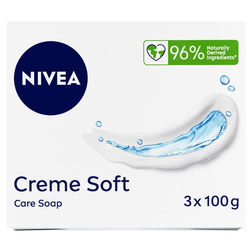 NIVEA Creme Soft Soap 3 x 100 g