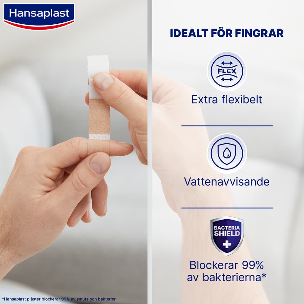Hansaplast Elastic Finger Strips 16 st - produktbild 2