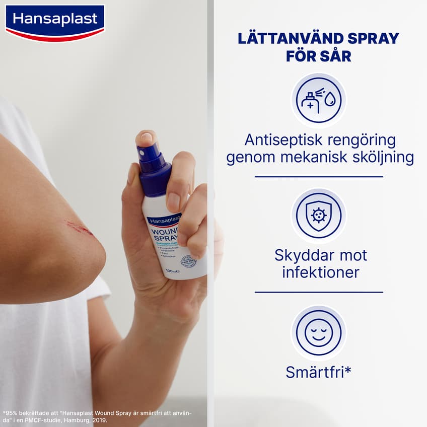Hansaplast Wound Spray sårrengöring 100 ml - produktbild 2