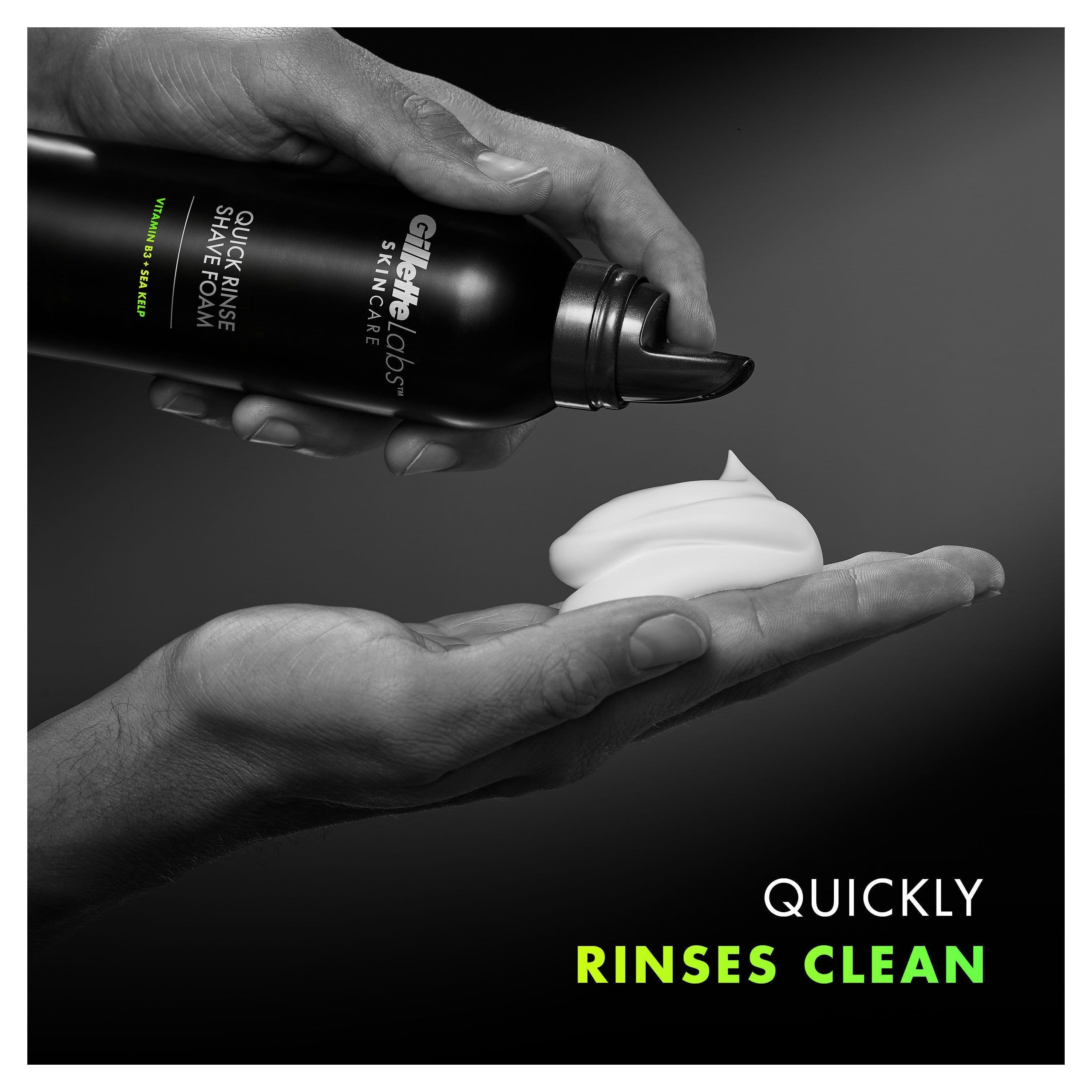 Gillette Labs Quick Rinse Raklödder 240 ml 4