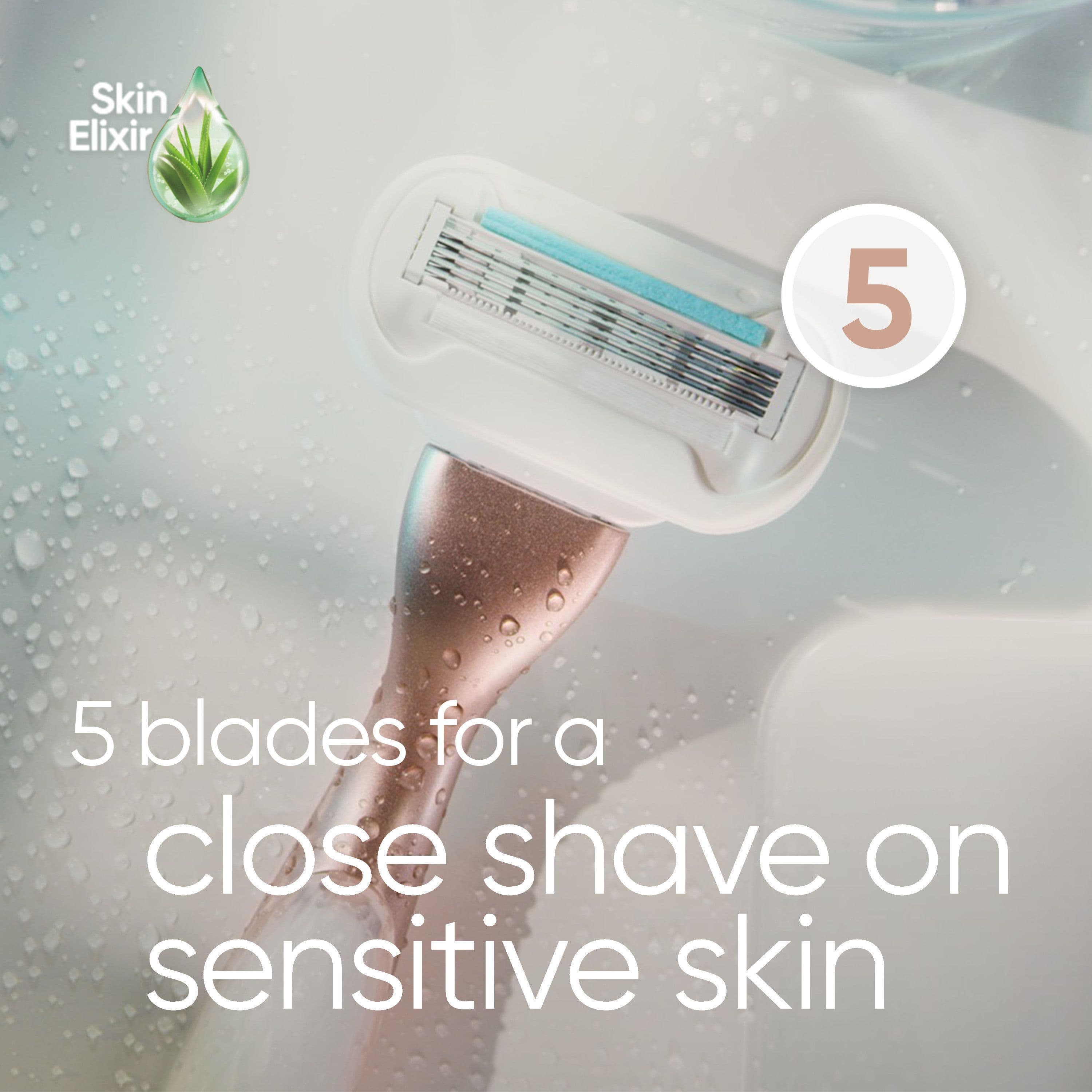 Gillette Venus Deluxe Smooth Sensitive Rakblad 4 st 2