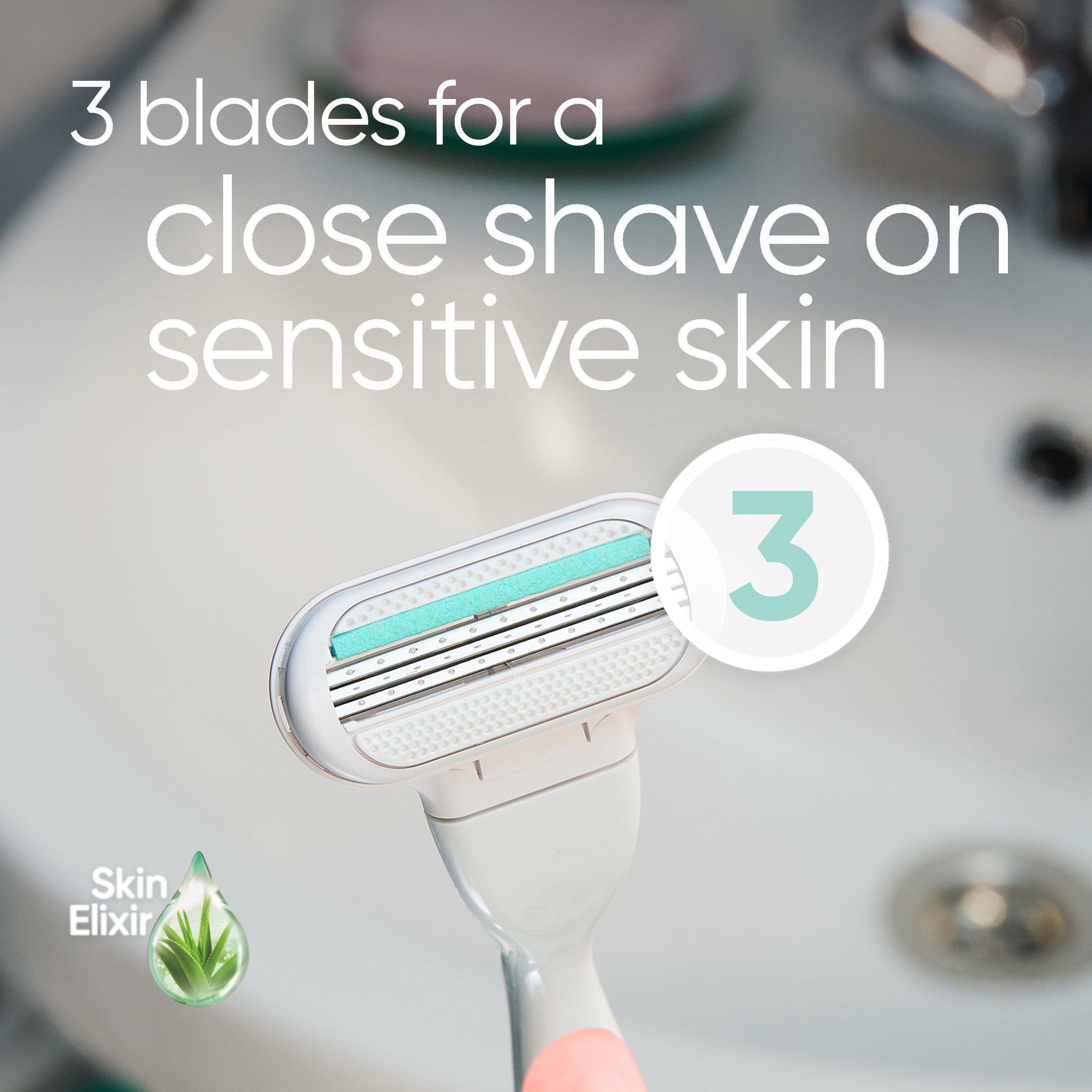 Gillette Venus Smooth Sensitive Rakhyvel 2 Blad 2