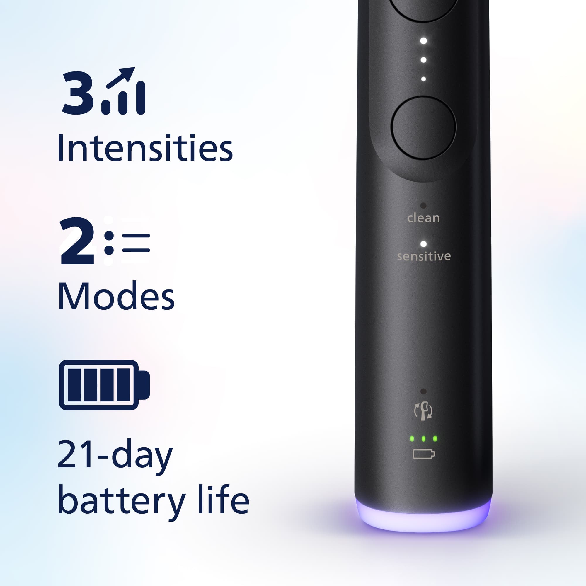 Philips Sonicare Eltandborste 6100 Series Svart 5
