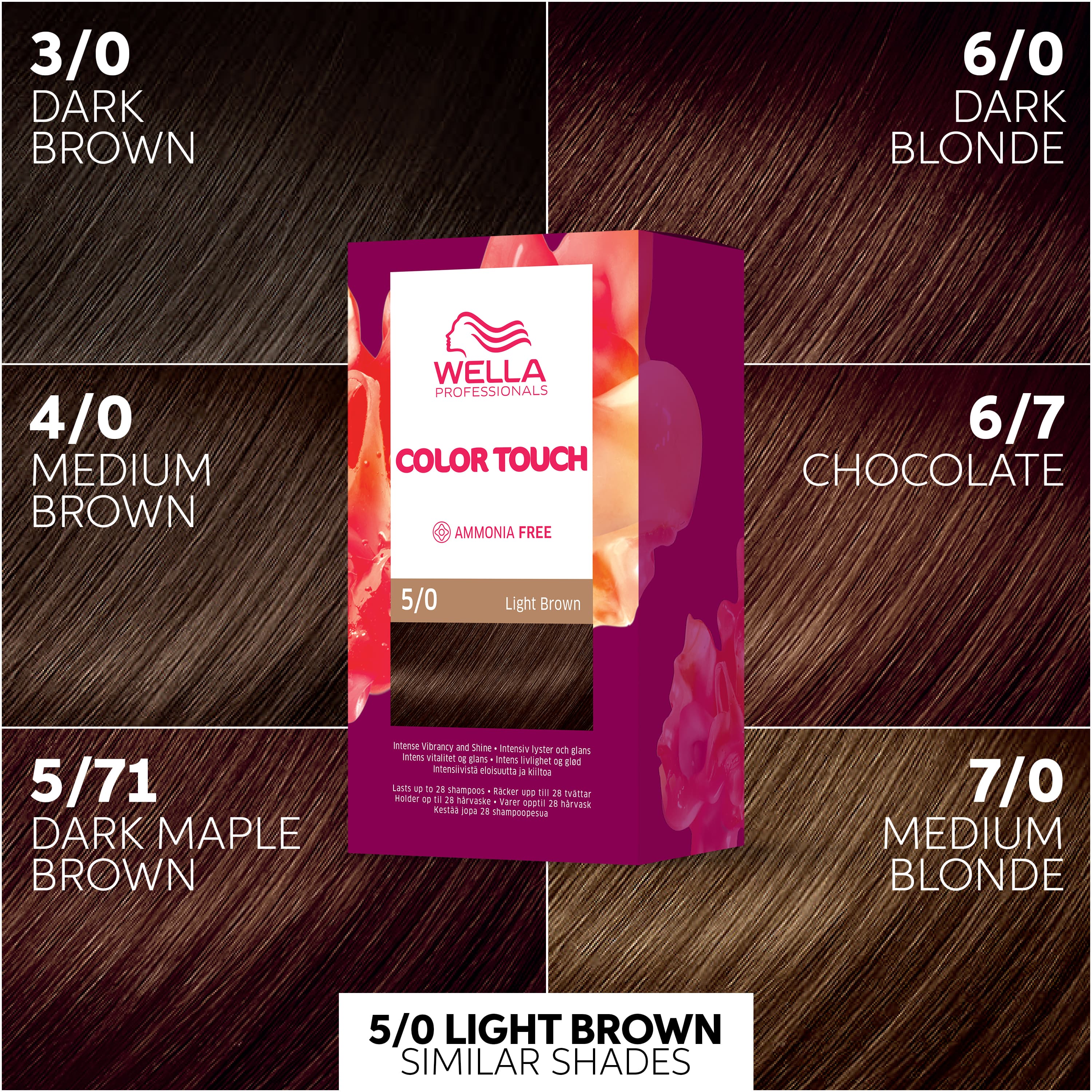 Wella Color Touch Kit 5/0 Light Brown 130 ml 3
