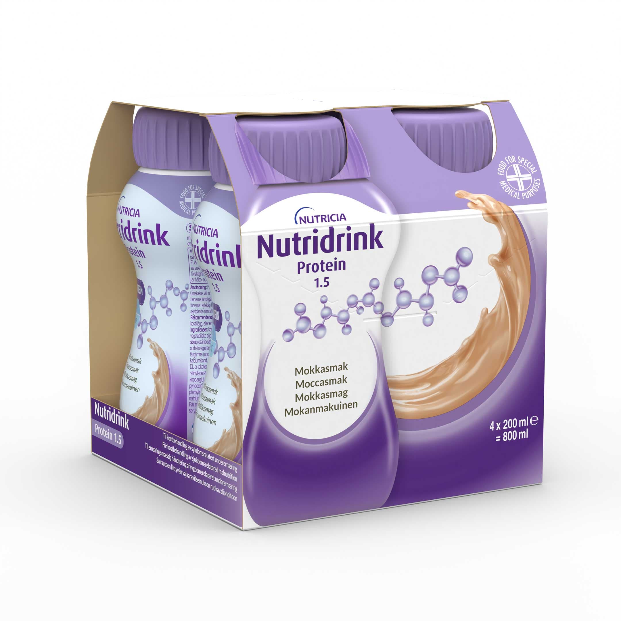 Nutridrink Protein Mocca 4 x 200 ml