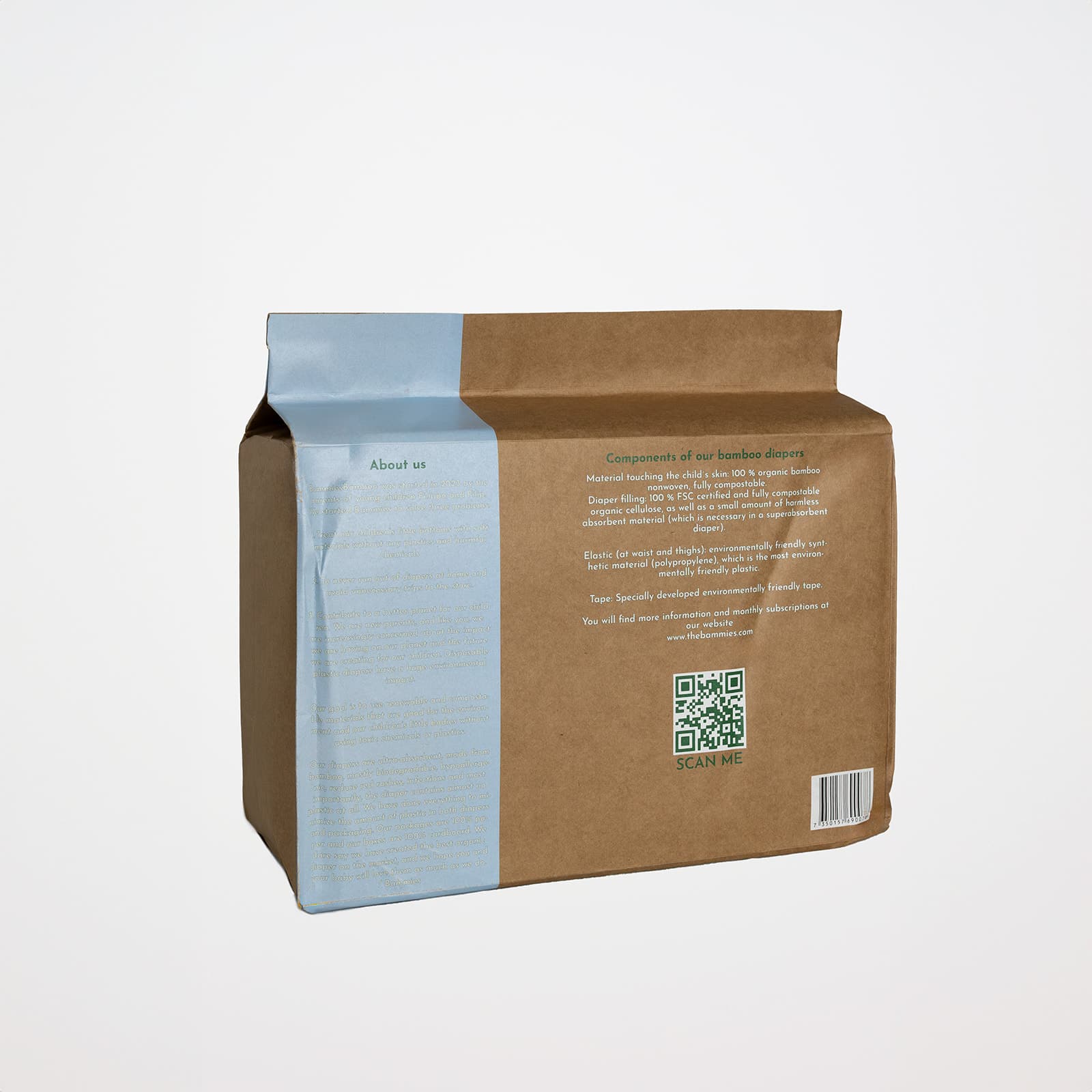 Bammies Bambubyxblöjor The Toddler 8-14 kg 30 St 3