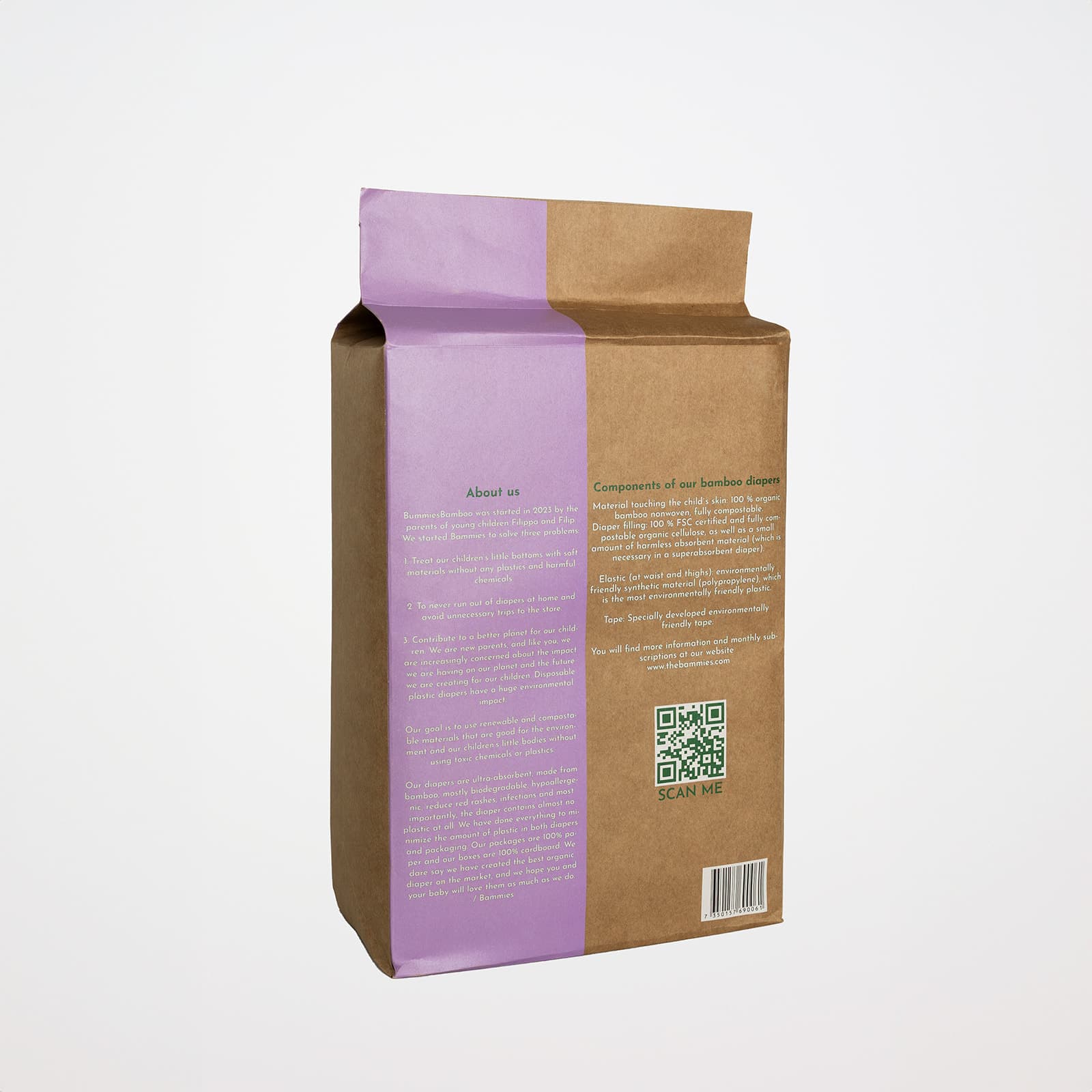 Bammies Bambublöjor The Mini 3-5 kg 40 St 3