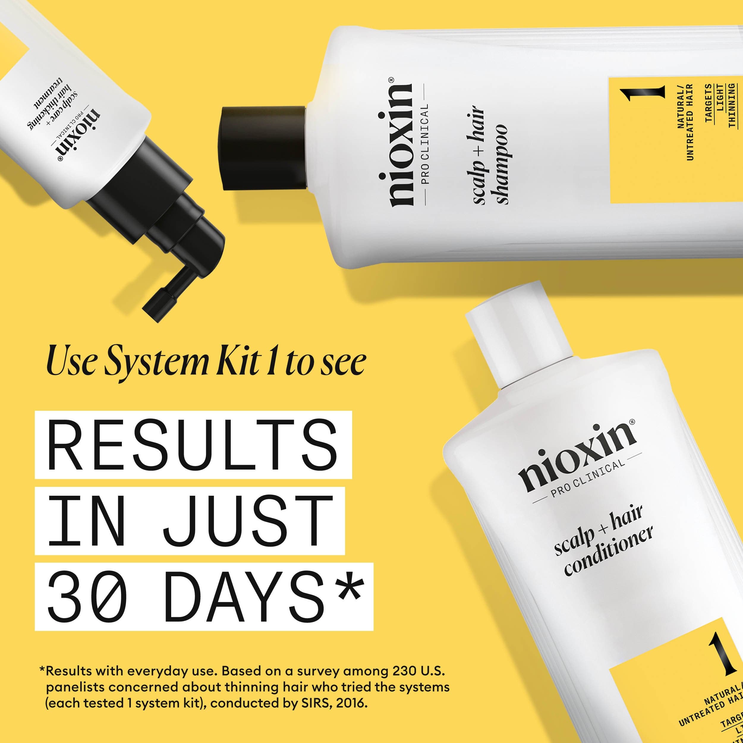 Nioxin System 1 Shampoo 1000 ml - produktbild 5