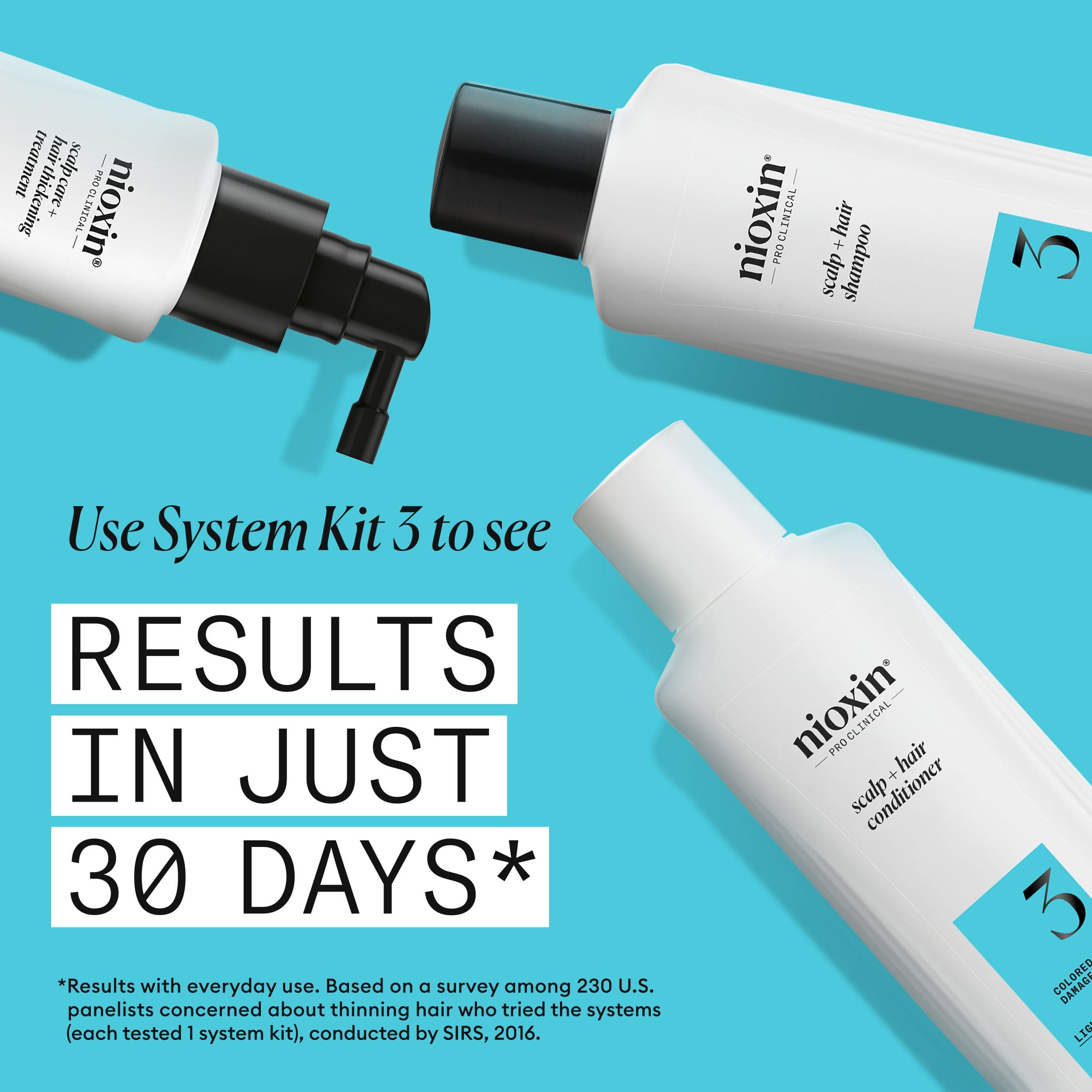 Nioxin System 3 Shampoo 300 ml - produktbild 5