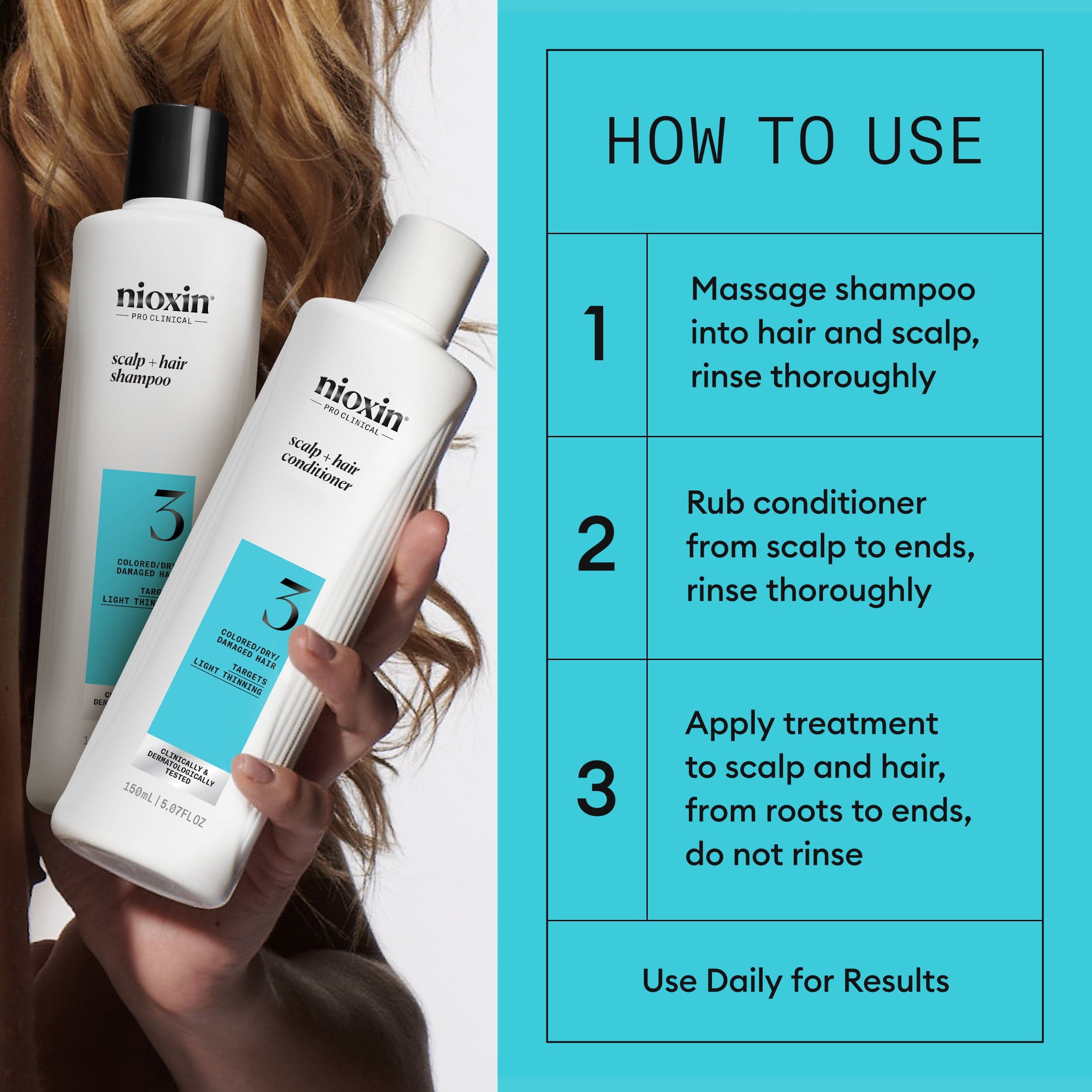 Nioxin System 3 Trial Kit - produktbild 3