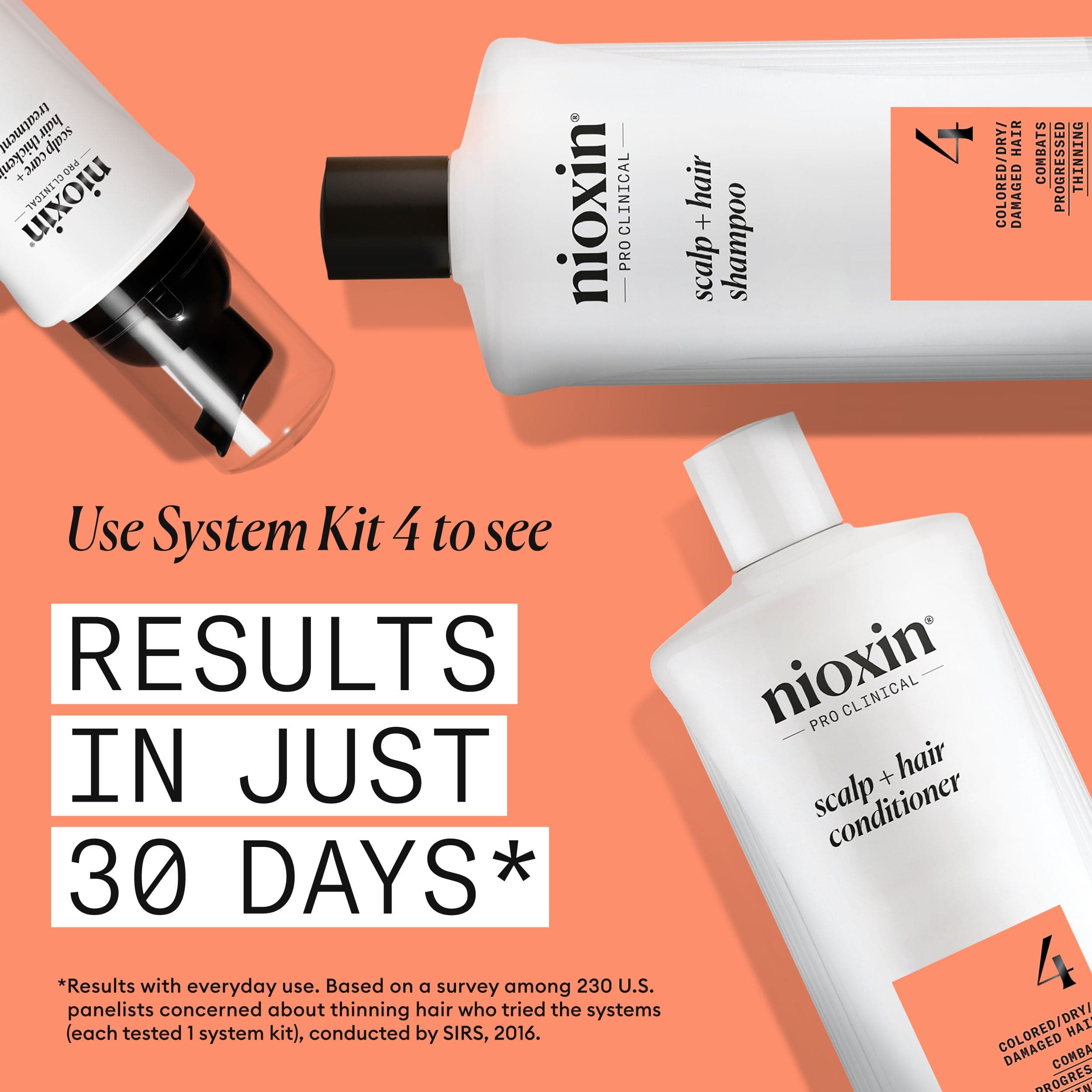 Nioxin System 4 Shampoo 1000 ml - produktbild 5