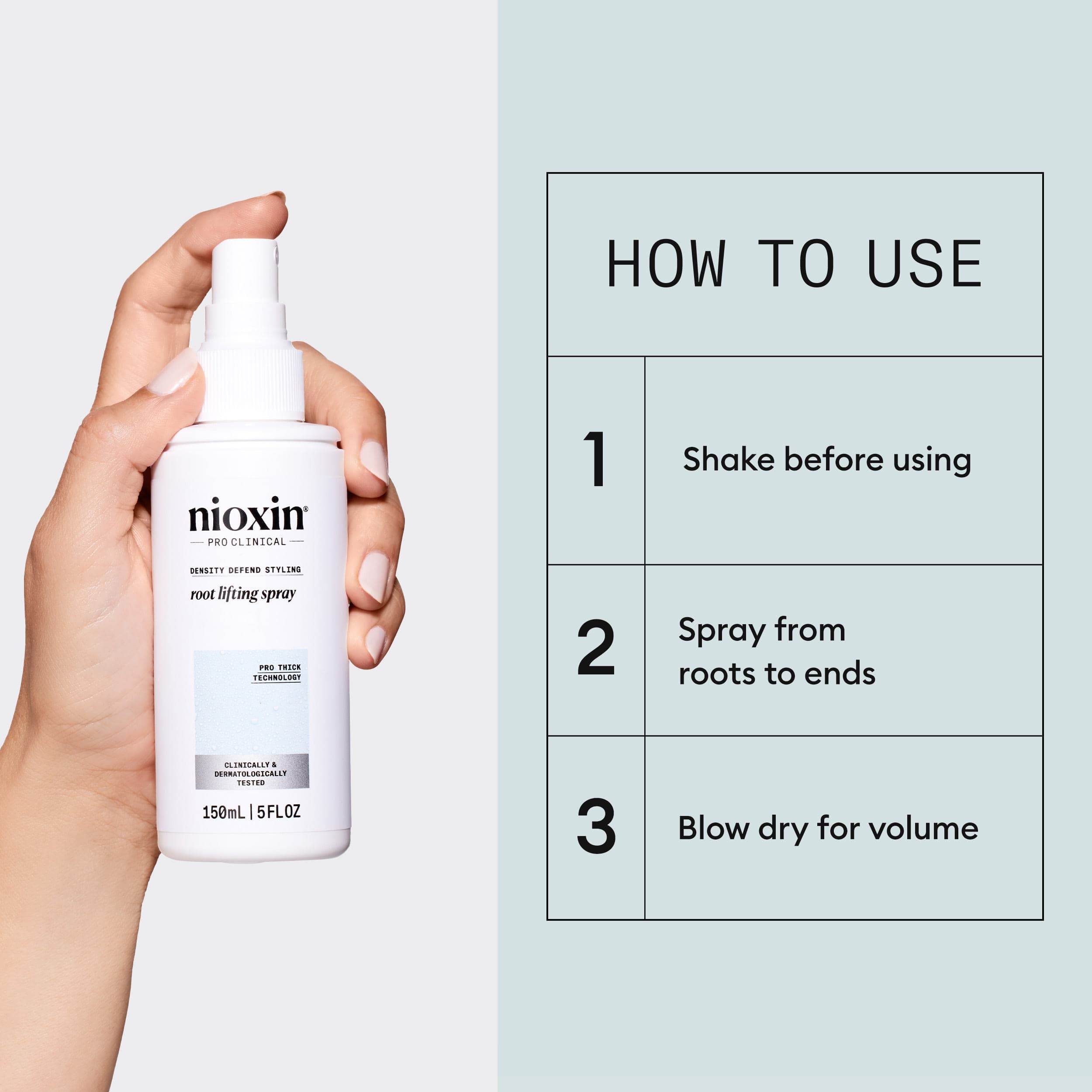 Nioxin Root Lifting Spray 150 ml - produktbild 3
