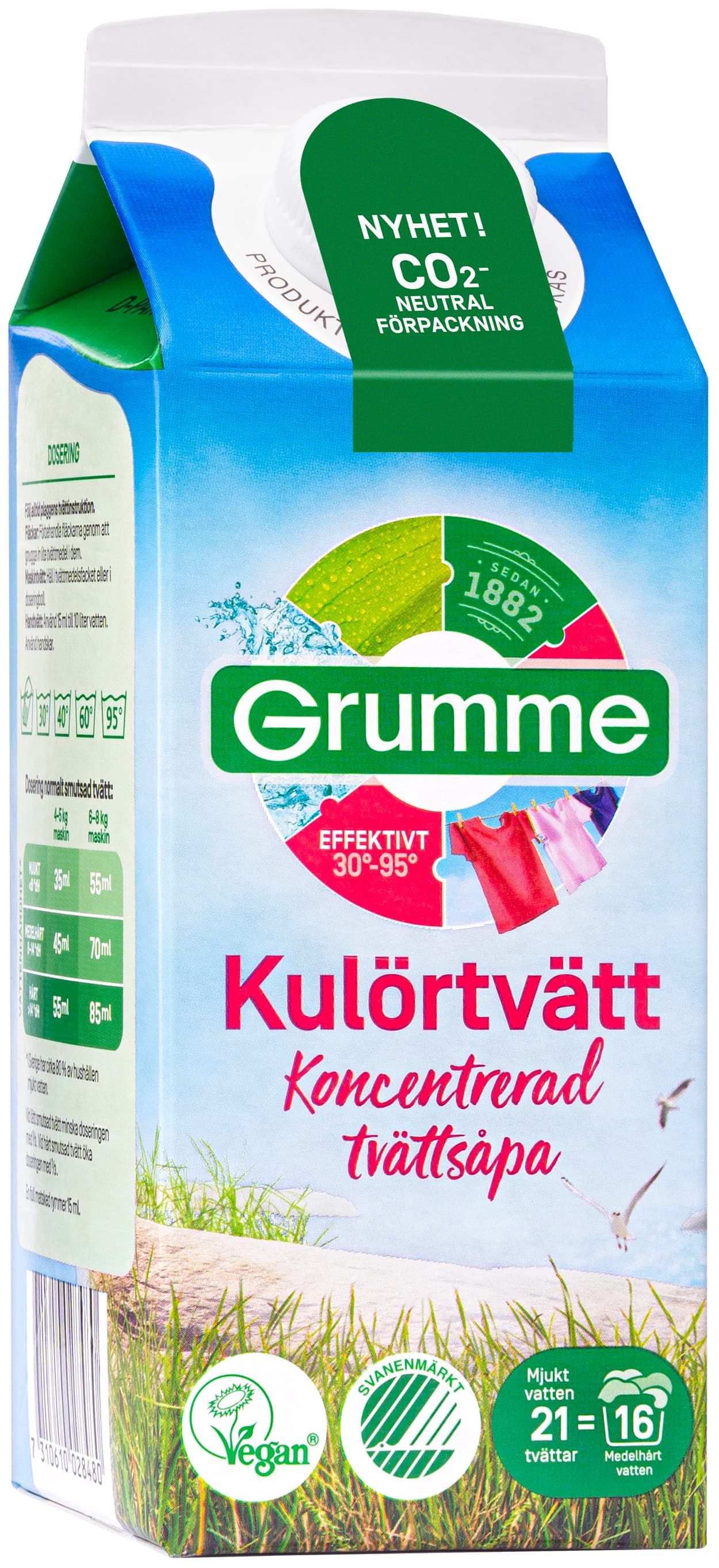 Grumme Flytande Kulörtvätt 750 ml 2