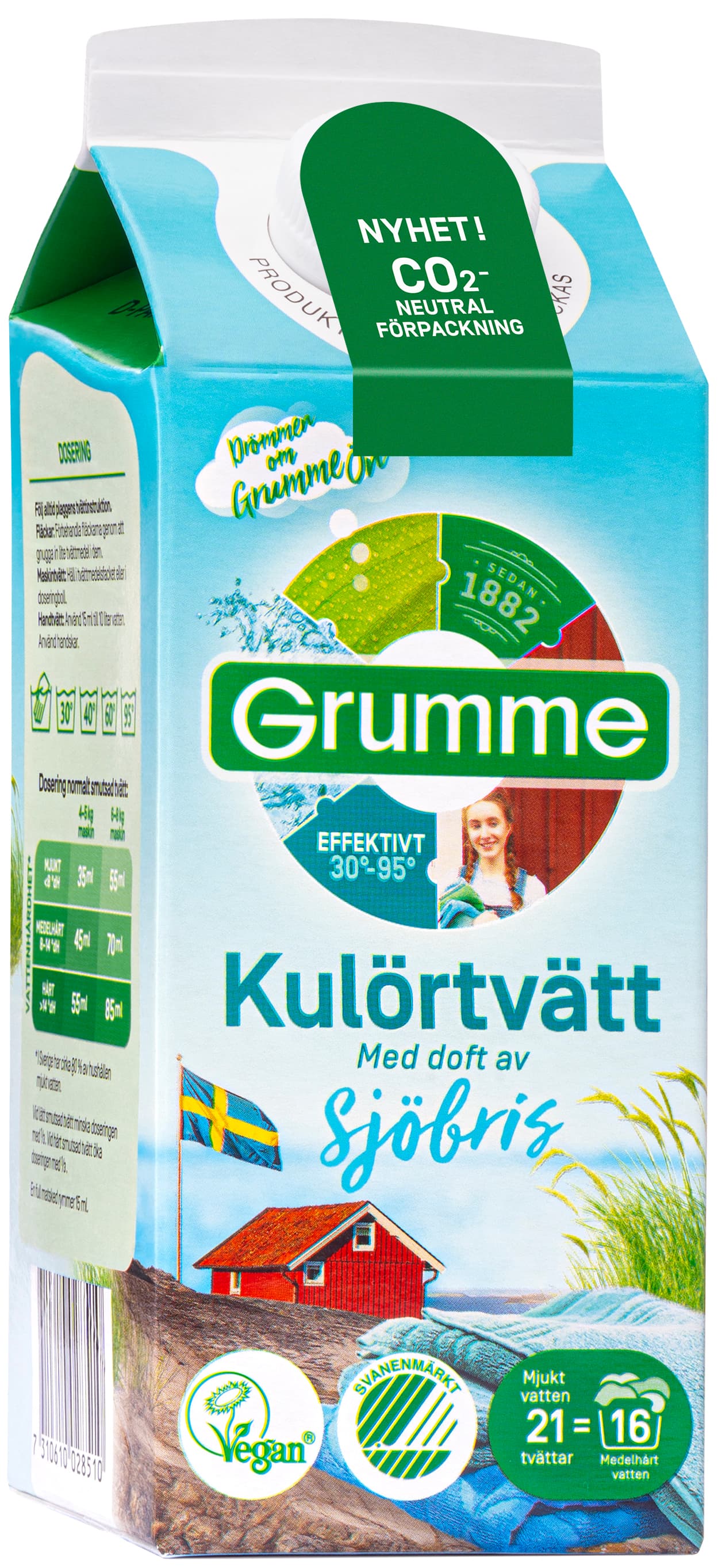 Grumme Flytande Kulörtvätt Sjöbris 750 ml