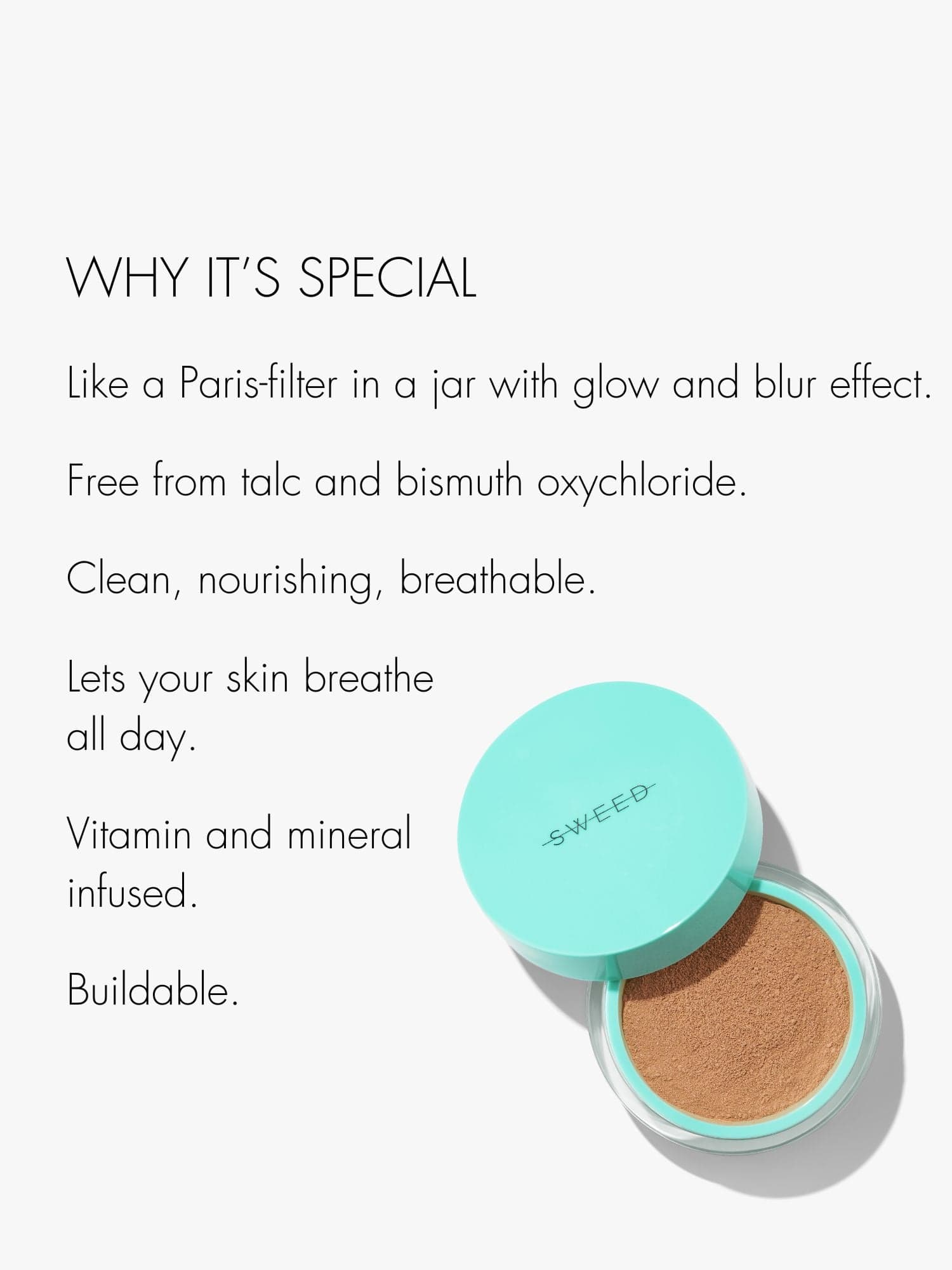 SWEED Miracle Powder 01 Light 7 g - produktbild 4