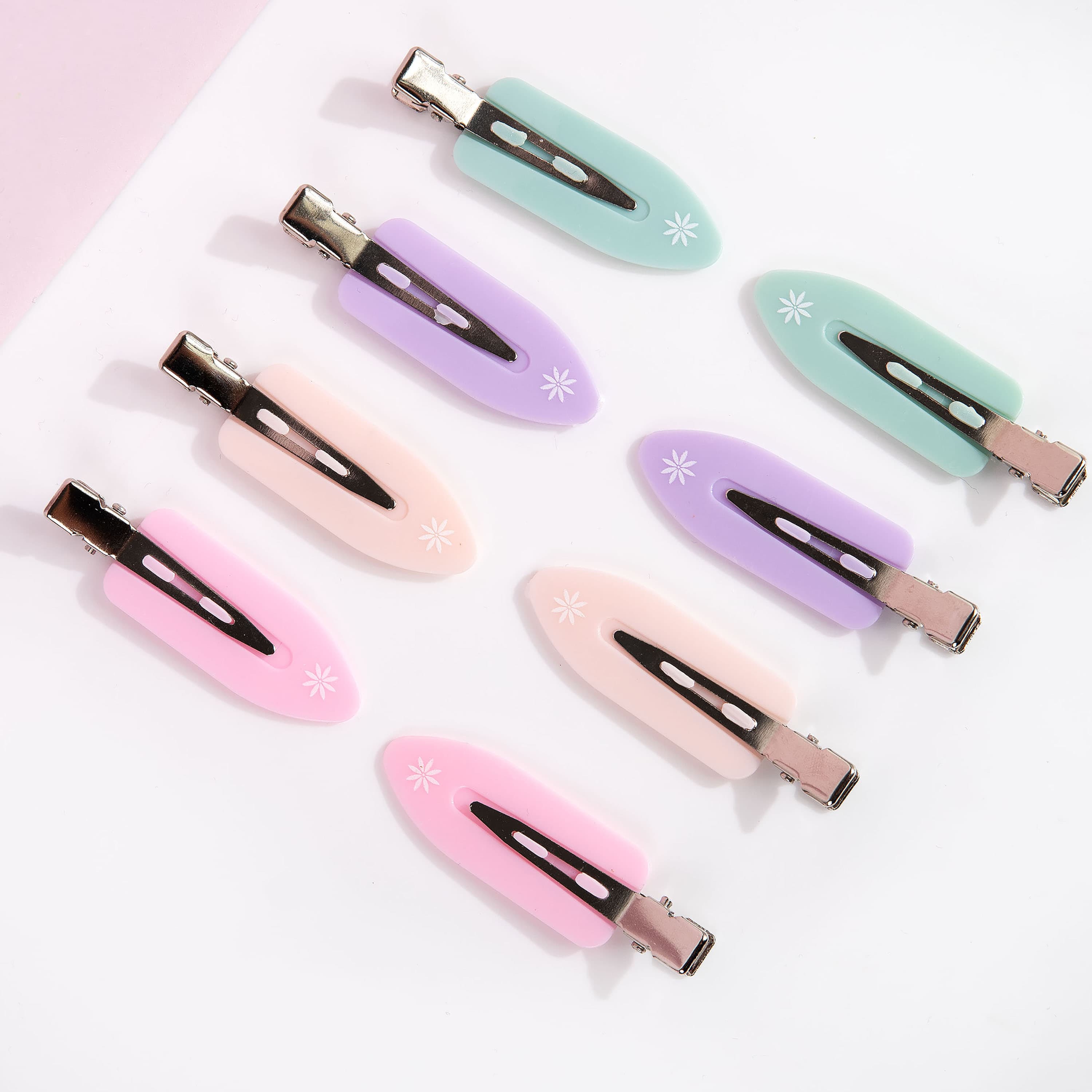 Brushworks Pastel No Crease Hair Clips 8 st 3