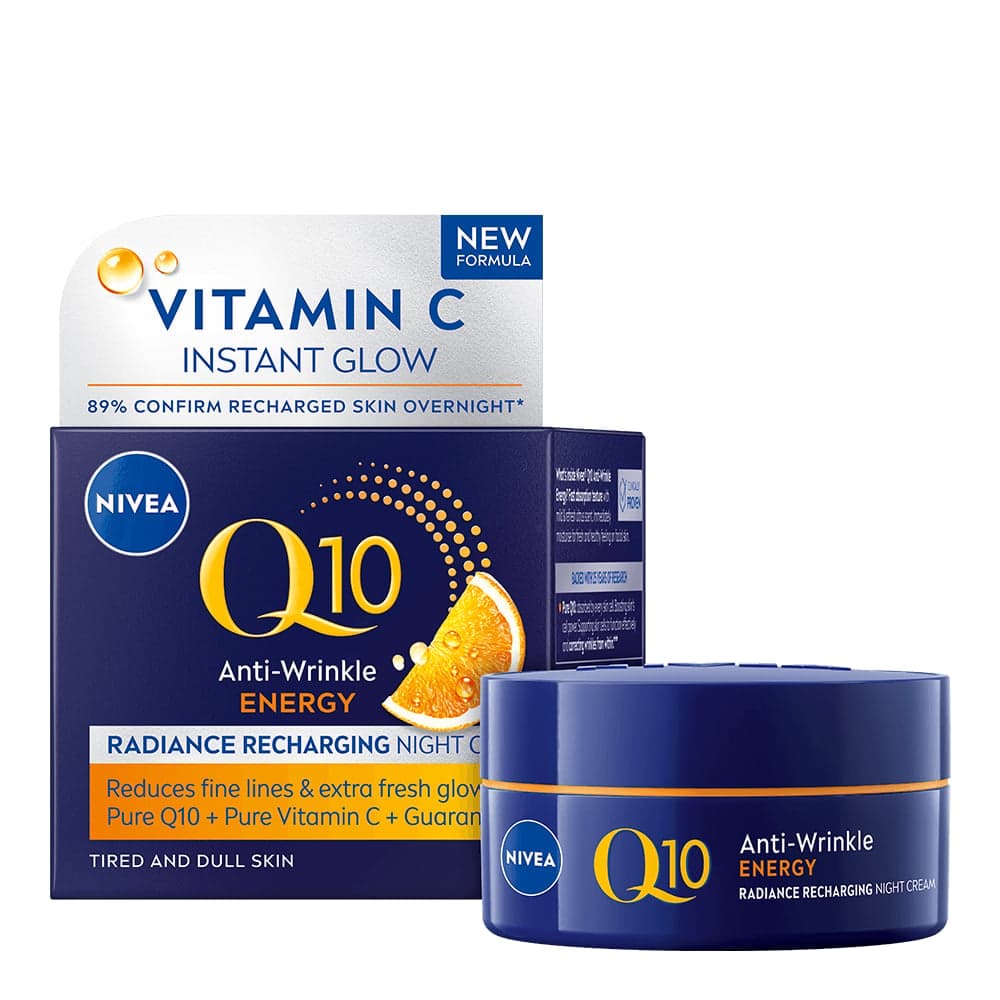NIVEA Q10 Energy Recharging Night Cream 50 ml - produktbild 2